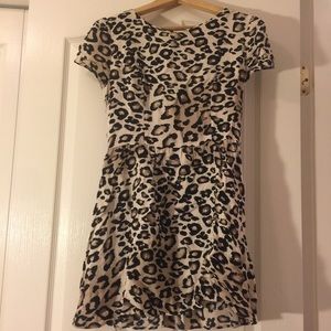 Topshop Leopard Print Dress